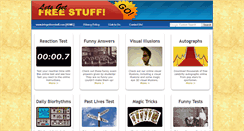 Desktop Screenshot of letsgetfreestuff.com